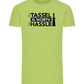 Worth The Hassle Design - Comfort men's fitted t-shirt_GREEN APPLE_front
