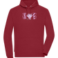 Confused Design - Comfort unisex hoodie_BORDEAUX_front