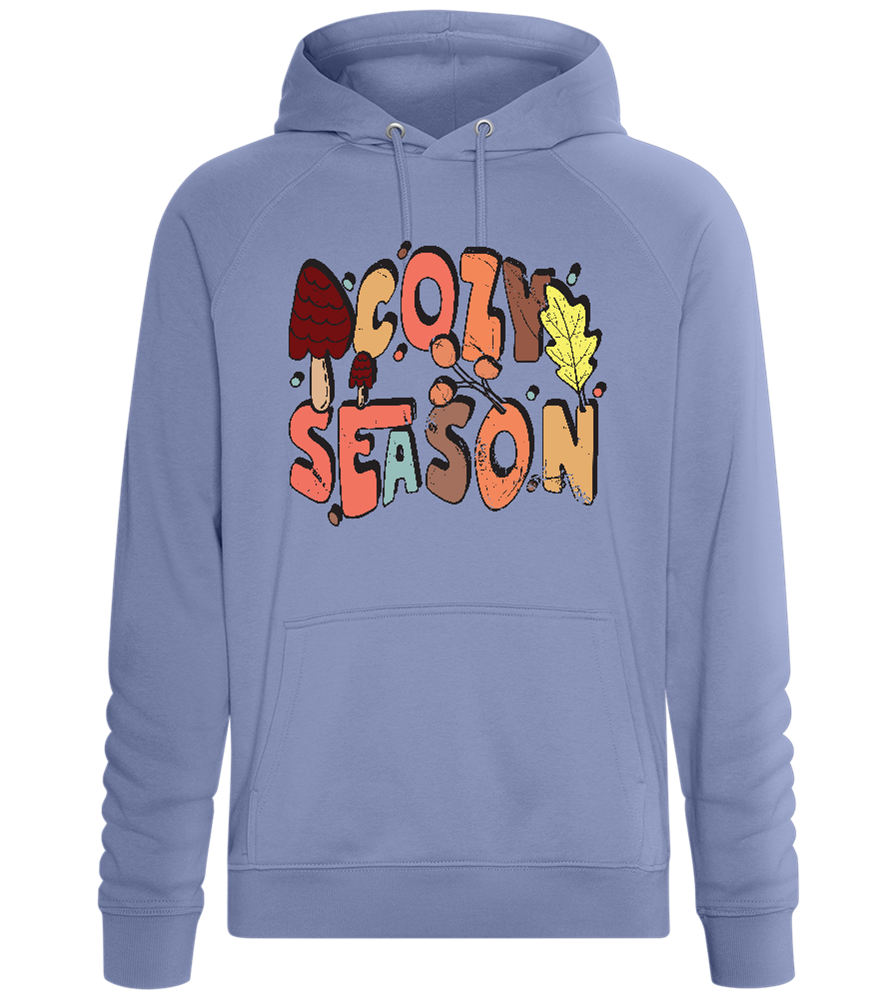 Cozy Season Autumn Design - Comfort unisex hoodie_BLUE_front