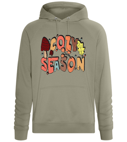 Cozy Season Autumn Design - Comfort unisex hoodie_KHAKI_front