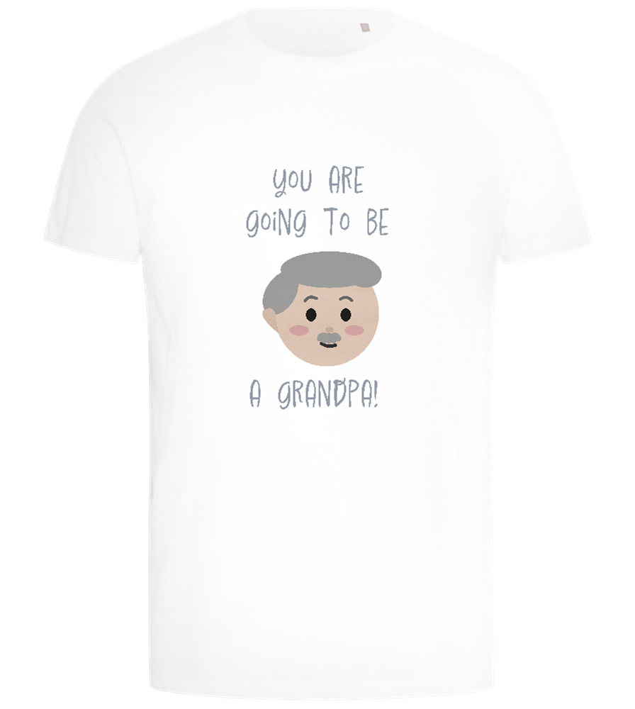 Grandpa To Be Design - Comfort men's t-shirt_WHITE_front