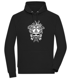 Skull With Flames Design - Comfort unisex hoodie