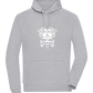 Skull With Flames Design - Comfort unisex hoodie_ORION GREY II_front