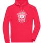 Skull With Flames Design - Comfort unisex hoodie_RED_front