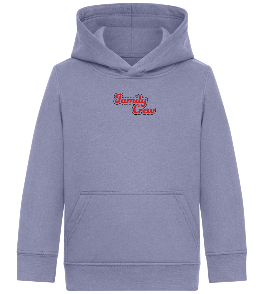 Family Crew Design - Comfort Kids Hoodie_BLUE_front