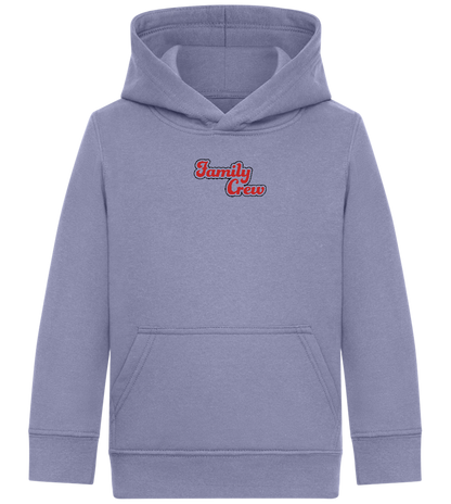 Family Crew Design - Comfort Kids Hoodie_BLUE_front