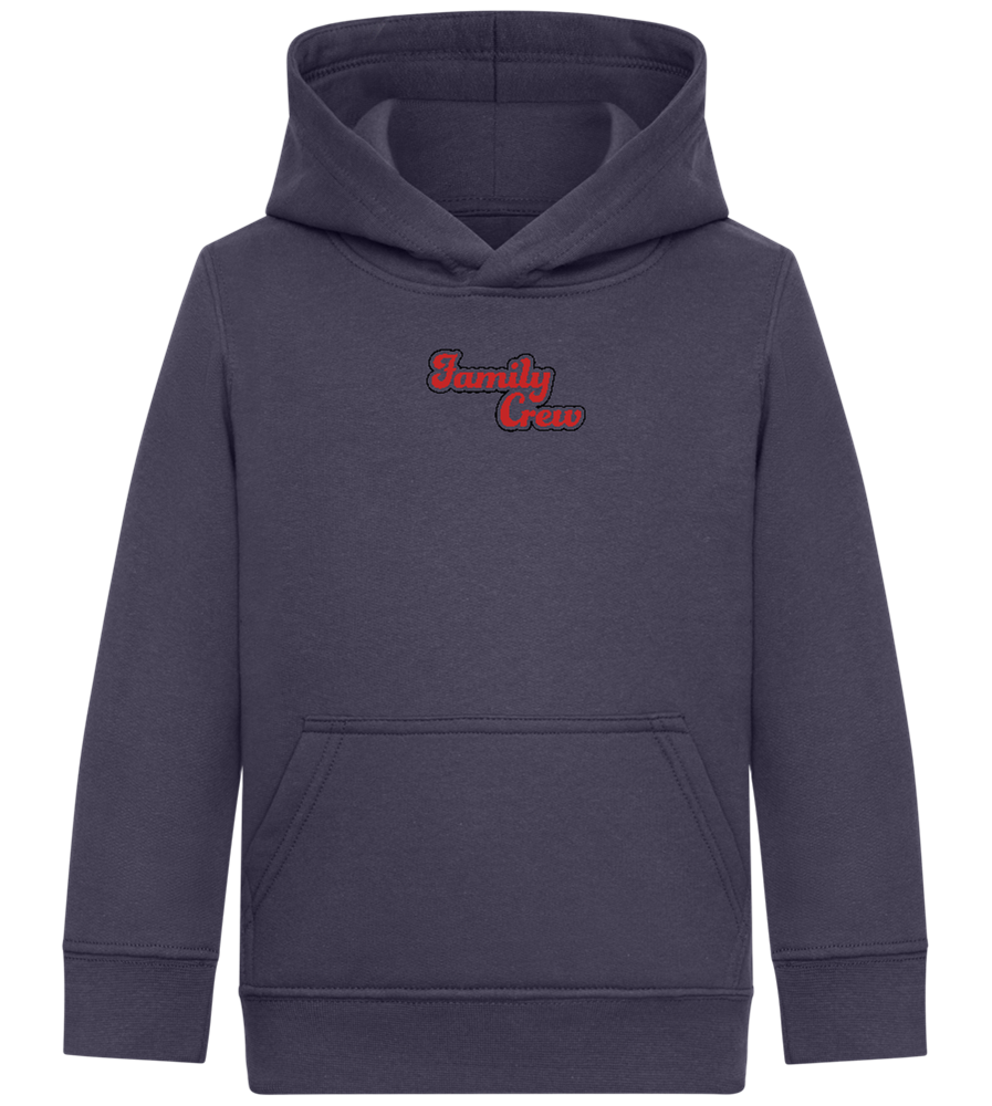 Family Crew Design - Comfort Kids Hoodie_FRENCH NAVY_front