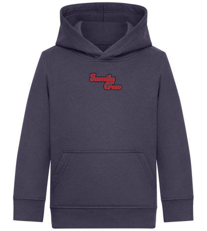 Family Crew Design - Comfort Kids Hoodie_FRENCH NAVY_front