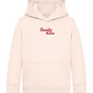 Family Crew Design - Comfort Kids Hoodie_LIGHT PEACH ROSE_front