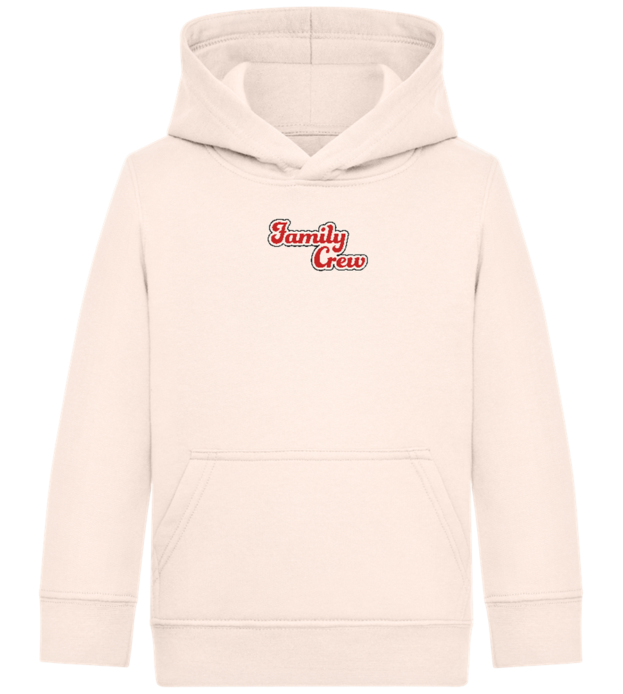 Family Crew Design - Comfort Kids Hoodie_LIGHT PEACH ROSE_front