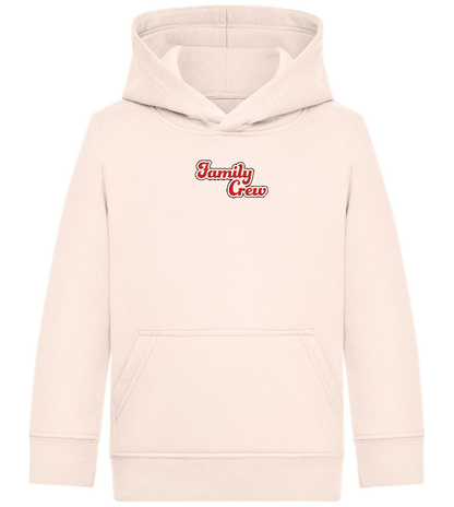 Family Crew Design - Comfort Kids Hoodie_LIGHT PEACH ROSE_front